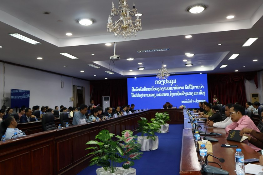 ສາລະວັນ ສໍາເລັດການຍົກລະດັບວຽກງານເສນາທິການຮັບໃຊ້ການນໍາ