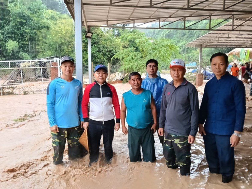 ການ​ນຳແຂວງຫຼວງນ້ຳທາ ລົງຕິດ​ຕາມ ນ້ຳຖ້ວມ ບ້ານ​ນ້ຳ​ດີ-ປ່າ​ປົວະ