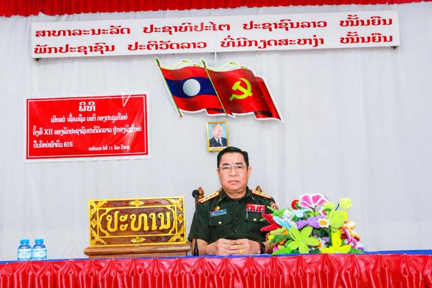 ກອງພັນໃຫຍ່ 619 ເຜີຍແຜ່ເຊື່ອມຊຶມມະຕິກອງປະຊຸມໃຫຍ່ ຄັ້ງທີ XII ຂອງພັກ