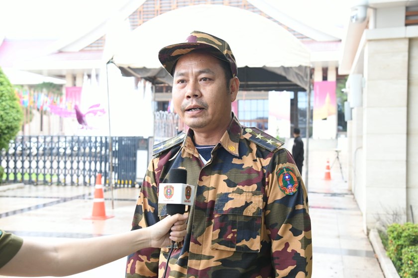 ກໍາລັງປ້ອງກັນເຄື່ອນທີ່ ປະກອບສ່ວນຮັກສາຄວາມສະຫງົບກອງປະຊຸມ 3RC-CCM