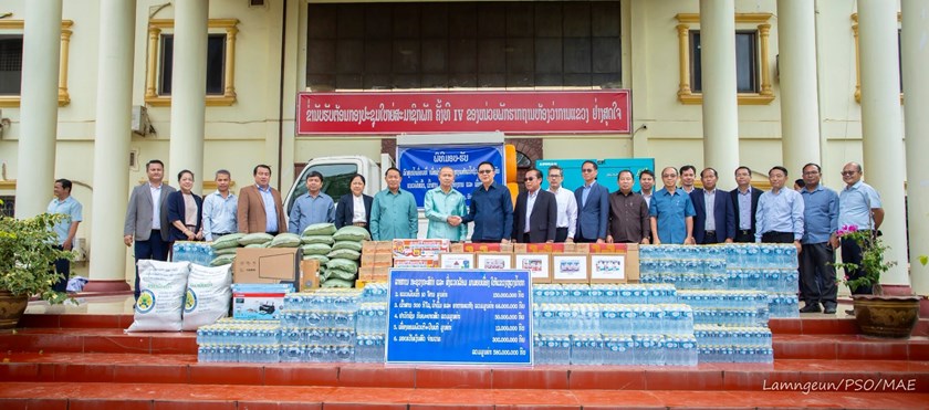ທ່ານ ລິນຄຳ ດວງສະຫວັນ ເຄື່ອນໄຫວວຽກງານ ພ້ອມມອບເຄື່ອງຊ່ວຍເຫຼືອ ທີ່ແຂວງອຸດົມໄຊ ແລະ ແຂວງຫຼວງນ້ຳທາ