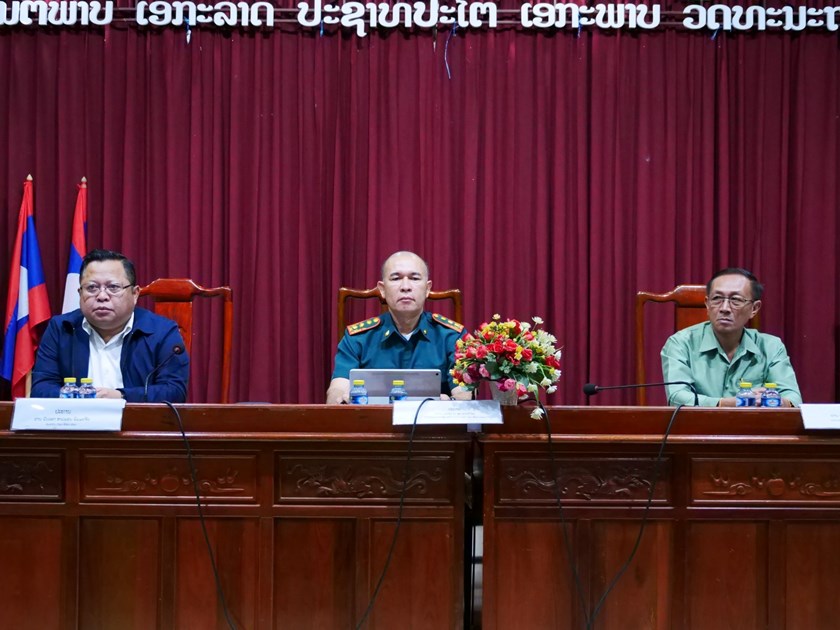 ກອງປະຊຸມວາງມາດຕະການຕ້ານສະກັດກັ້ນ ແລະ ປາບປາມອາຊະຍາກຳສັດປ່າຂ້າມຊາດ