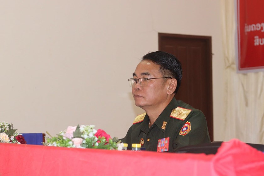 ປິດອົບຮົມ-ຫັດແອບ ວຽກງານຄຸ້ມຄອງຊາຍແດນ ແລະ ວຽກງານວິຊາສະເພາະພື້ນຖານສືບຂ່າວຊາຍແດນ