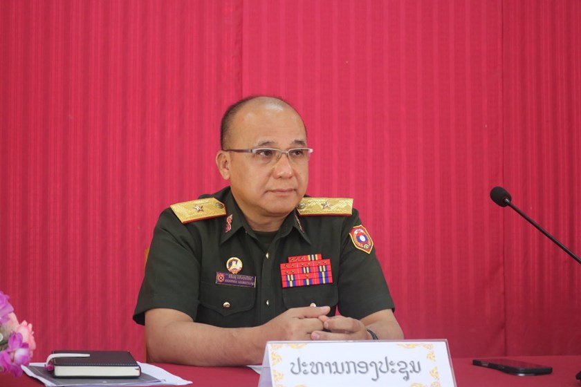 ເຜີຍແຜ່ມະຕິກອງປະຊຸມໃຫຍ່ ຄັ້ງທີ XII ຂອງພັກ ຢູ່ກອງບັນຊາການທະຫານເມືອງໜອງບົກ ແລະ ກອງຮ້ອຍທະຫານຊາຍແດນ 315