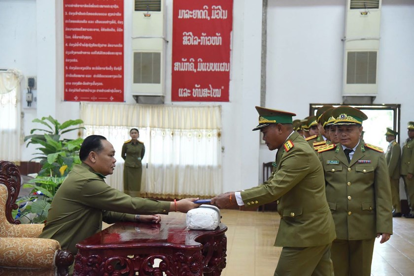 ວສປ ປິດຊຸດບຳລຸງວຽກງານນຳພາ-ບັນຊາ ວິຊາສະເພາະສັນຕິບານລະບົບ 45 ວັນ ຮຸ່ນທີ ll