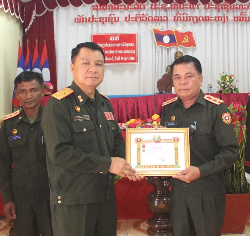 ພິທີປະດັບຫຼຽນໄຊພິລະອາດຫານ ໃຫ້ສູນເສຍອົງຄະ 392