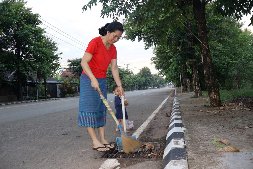 ໄມ້ກ້ານຟອຍແບບຢ່າງ ສູ່ການປ່ຽນແປງຂອງຊຸມຊົນ ທີ່ສະອາດ ແລະ ສວຍງາມ