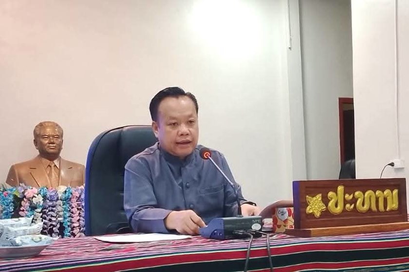 ຝຶກອົບຮົມການເມືອງ-ການປົກຄອງໃຫ້ 4 ຕາແສງຂອງ​ເມືອງ​ຊານ​ໄຊ