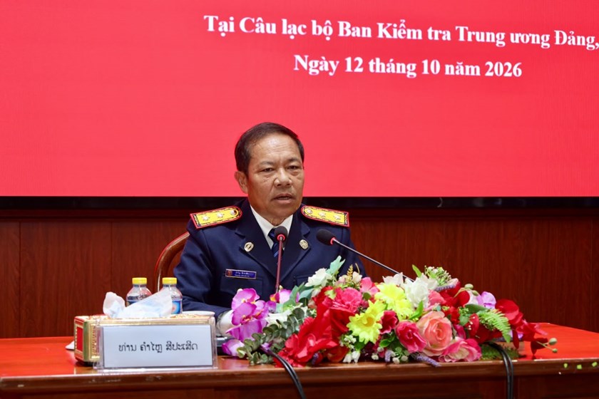 ປາຖະກະຖາບົດຮຽນວຽກງານກວດກາລັດ ແລະ ຕ້ານການສໍ້ລາດບັງຫຼວງ ຂອງ ສສ ຫວຽດນາມ
