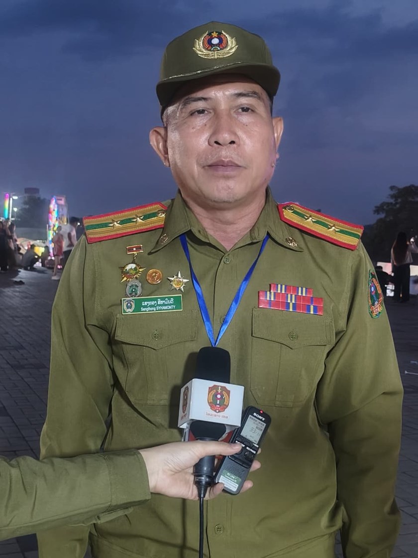 ປກສ ເມືອງຈັນທະບູລີ ວາງກຳລັງ 1 ພັນກວ່າຄົນ ປ້ອງກັນງານບຸນອອກພັນສາປະວໍຣະນາ 2026