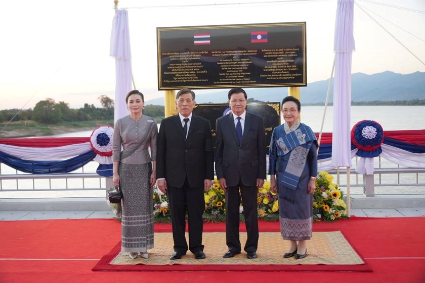 ເປີດນໍາໃຊ້ຂົວມິດຕະພາບ ລາວ-ໄທ ແຫ່ງທີ​ V (ບໍລິຄຳໄຊ-ບຶງການ) ຢ່າງເປັນທາງການ