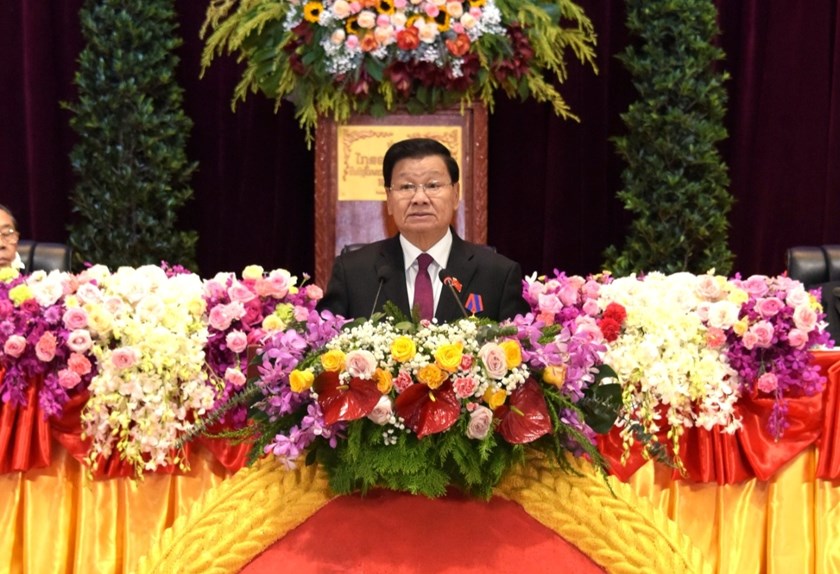 ສູນທອນພົດ ຂອງ ສະຫາຍ ທອງລຸນ ສີສຸລິດ ເລຂາທິການໃຫຍ່ ຄະນະບໍລິຫານງານສູນກາງພັກ ປະທານປະເທດ ແຫ່ງ ສປປ ລາວ ກ່າວ​ຕໍ່​ກ​ອງ​ປະ​ຊຸມ​ໃຫຍ່​ຜູ້​ແທນ​ທົ່ວ​ປະ​ເທດ ຄັ້ງ​ທີ XII ຂອງ​ພັກ