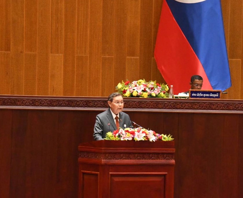 ທ່ານ ໄຊສົມພອນ ພົມວິຫານ ໄດ້ຮັບການເລືອກຕັ້ງເປັນປະທານສະພາແຫ່ງຊາດອີກສະໄໝ