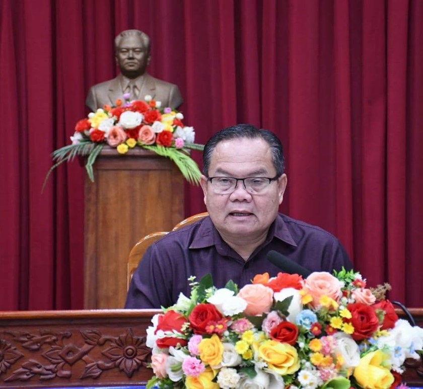 ຮອງເລຂາພັກແຂວງຈຳປາສັກ ຊຸກຍູ້ວຽກງານ ພັດທະນາຊົນນະບົດ ແກ້ໄຂຄວາມທຸກຍາກ ຢູ່ເມືອງບາຈຽງຈະເລີນສຸກ