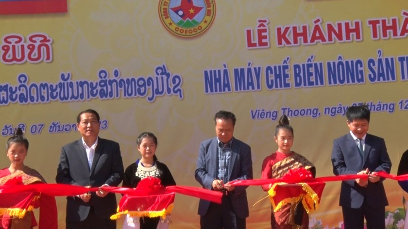 ເຈົ້າແຂວງບໍລິຄຳໄຊ ຮ່ວມພິທີເປີດໂຮງງານປຸງແຕ່ງຜະລິດຕະພັນກະສິກຳທອງມີໄຊ
