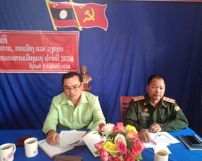 ທະຫານເມືອງແບງ ອົບຮົມ, ຫັດແອບການທະຫານ 2024
