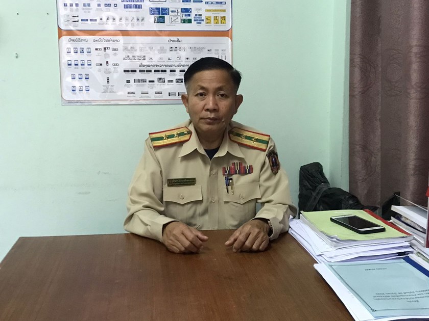 ປກສ ຈັນທະບູລີ ບັນຈຸກຳລັງ 100 ກວ່າສະຫາຍ ໃນໄລຍະບຸນປິໃໝ່ລາວ