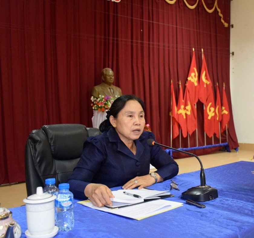 ການນໍາ ແຂວງສາລະວັນ ລົງຊຸກຍູ້ວຽກງານກໍ່ສ້າງຮາກຖານການເມືອງ 