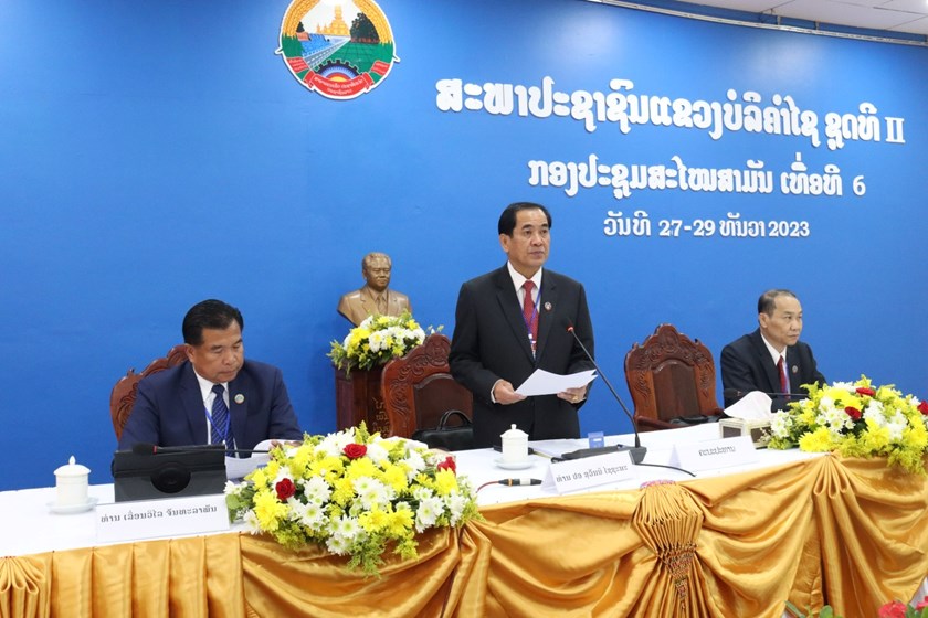 ກອງປະຊຸມສະໄໝສາມັນເທື່ອທີ 6 ຂອງສພຂ ບໍລິຄຳໄຊ ຊຸດທີ II ເປີດຂຶ້ນຢ່າງເປັນທາງການ
