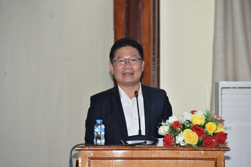 ຄະນະພົວພັນຕ່າງປະເທດສູນກາງພັກຈັດພິທີປະກາດພະນັກງານ ອອກພັກຜ່ອນຮັບອຸດໜູນ-ບຳນານ