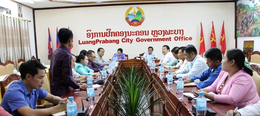 ຄະນະນຳ ຄອ ແຂວງຊຸກຍູ້ວຽກງານຢູ່ ນະຄອນ-ຫຼວງພະບາງ