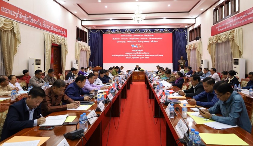 ຄຳມ່ວນ ສະຫຼູບການຈັດຕັ້ງກໍ່ສ້າງພັກ-ພະນັກງານ ປີ2023