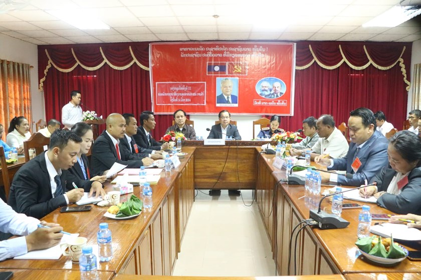 ໜ່ວຍພັກຫ້ອງການ ອຄ ນະຄອນປາກເຊ ສຳເລັດກອງປະຊຸມໃຫຍ່ຄັ້ງ III