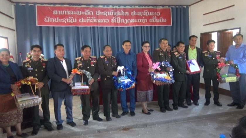 ຫຼາຍພາກສ່ວນອວຍພອນຄະນະພັກ-ຄະນະບັນຊາກອງບັນຊາການທະຫານເມືອງຫຼວງນໍ້າທາ