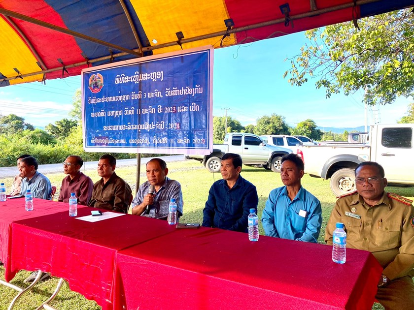ເມືອງລະມາມ ຈັດພິທີເປີດນ້ຳ ວັນຊົນລະປະທານ ແລະ ວັນສັກຢາປ້ອງກັນພະຍາດສັດແຫ່ງຊາດ