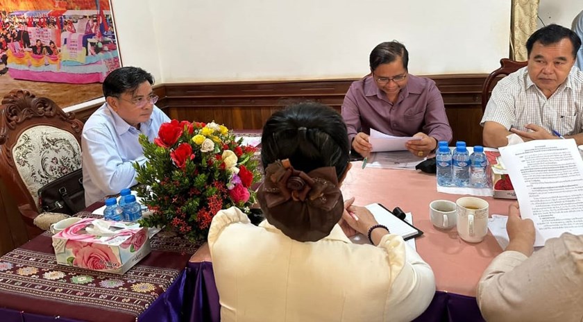 ສະມາຊິກສະພາປະຊາຊົນແຂວງໄຊຍະບູລີ ເຄື່ອນໄຫວວຽກງານຢູ່ເມືອງພຽງ