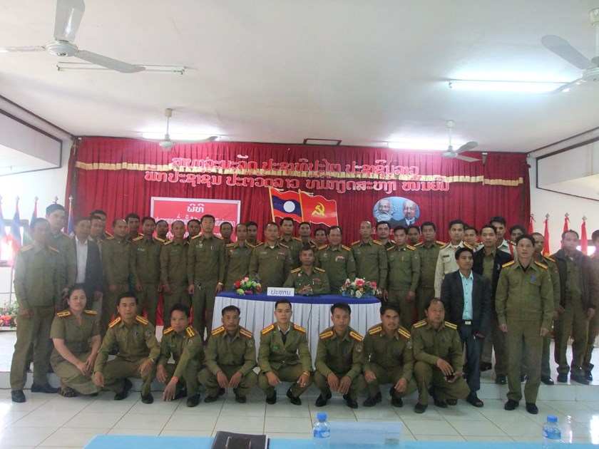 ປກສ ເມືອງດາກຈຶງ ປະກາດການຈັດຕັ້ງ ແລະ ເລື່ອນຊັ້ນໃຫ້ນາຍຕຳຫຼວດ
