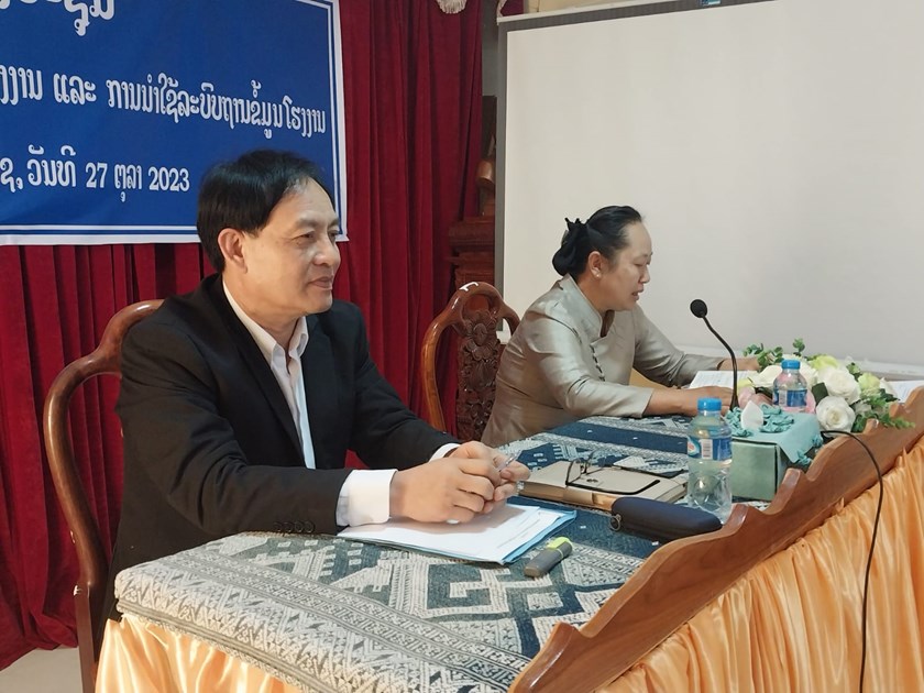 ເຜີຍແຜ່ນິຕິກຳຄຸ້ມຄອງໂຮງງານ ແລະ ການນຳໃຊ້ຂໍ້ມູນໂຮງານອຸດສາຫະກຳປຸງແຕ່ງຢູ່ແຂວງອຸດົມໄຊ