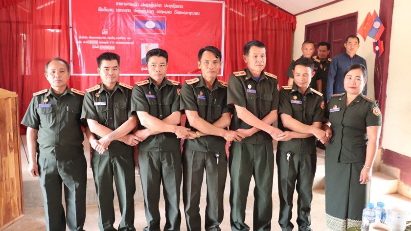 ທະຫານກອງພັນ 410 ເປີດອົບຮົມຫັດແອບການທະຫານປະຈໍາ ປີ 2024