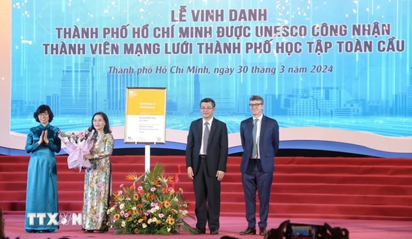 ນະຄອນ ໂຮ່ຈິມິນ ຖືກຮັບຮອງເປັນສະມາຊິກເຄືອຂ່າຍນະຄອນຮ່ຳຮຽນໂລກ