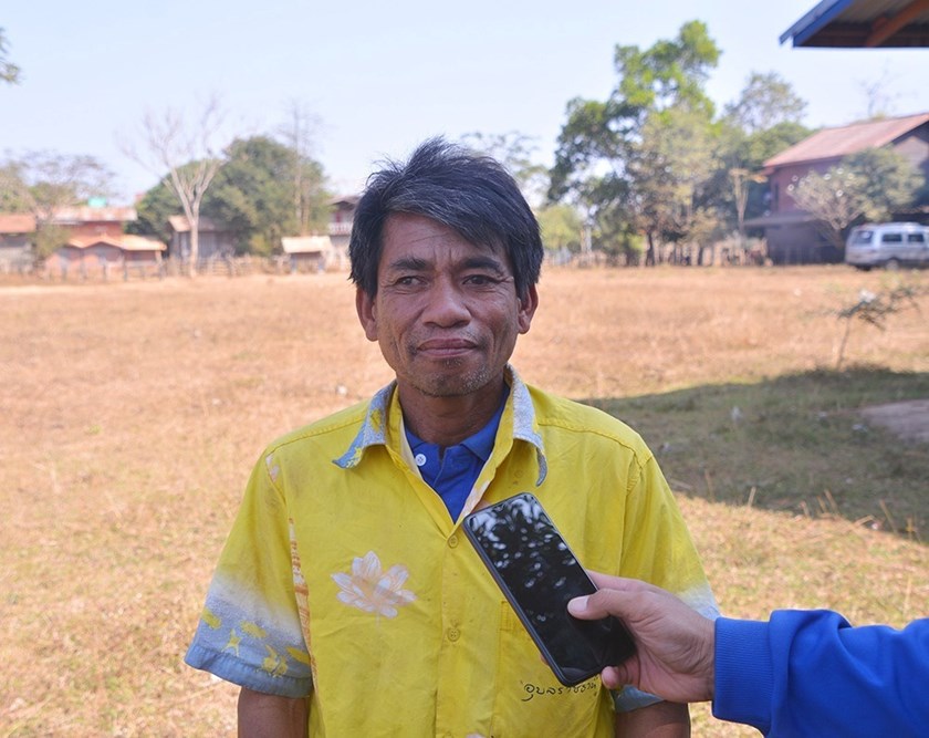 ປະຊາຊົນ3 ບ້ານ ເມືອງສາລະວັນ ສົມທົບທຶນ ສ້າງຝາຍນໍ້າລົ້ນ ສະໜອງການຜະລິດ