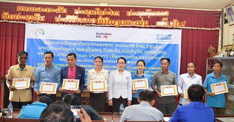 ເມືອງສາລະວັນ ຮັບຮອງເອົາ 8 ບ້ານ ແລະ 1 ຊຸມຊົນ ຢຸດຕິການຖ່າຍຊະຊາຍ
