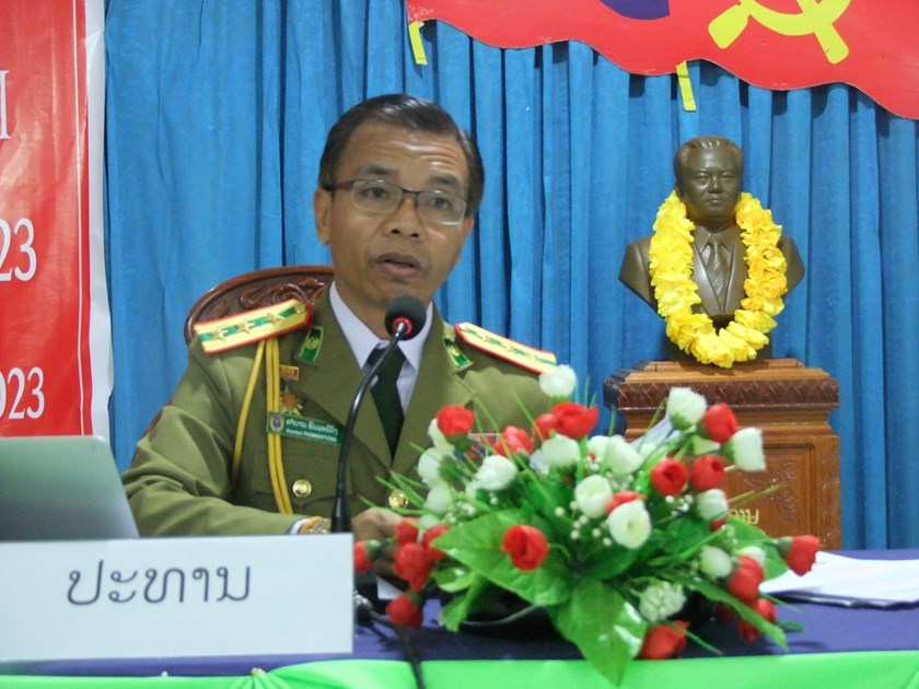 ກອງບັນຊາການ ປກສ ແຂວງເຊກອງ ປະກາດການຈັດຕັ້ງ