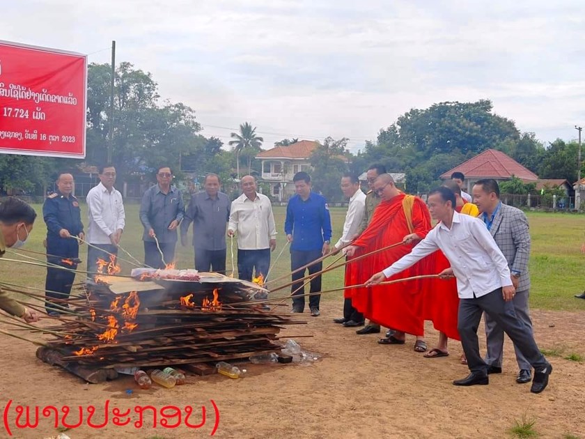 4 ເດືອນຕົ້ນປີ ເຊກອງມ້າງຄະດີຢາເສບຕິດໄດ້ 31 ເລື່ອງ