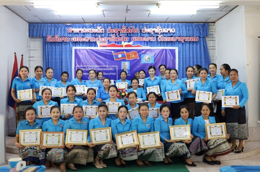 ແມ່ຍິງພະແນກກະສິກໍາ-ປ່າໄມ້ແຂວງຄໍາມ່ວນດໍາເນີນກອງປະຊຸມໃຫຍ່ຄັ້ງທີ VI