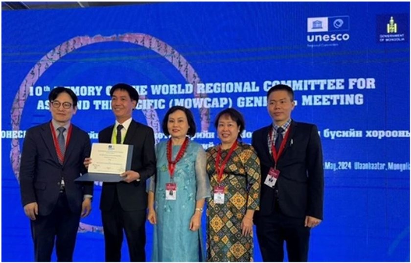 UNESCO ຮັບເອົາລວດລາຍຢູ່ໂຖປັກທູບໃຫຍ່ ຂອງຫວຽດນາມ ເປັນມໍລະດົກເອກະສານພາກພື້ນ