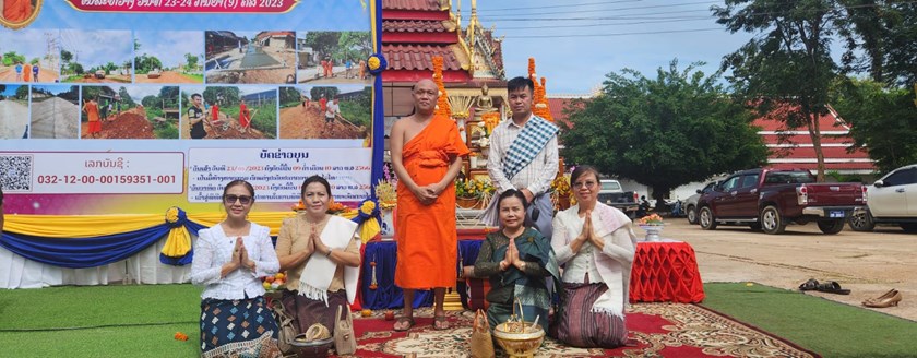 ເປີດການນຳໃຊ້ທາງເບຕົງຊອຍ 60ທາງຂຶ້ນວັດໂນນຫີນແຮ່